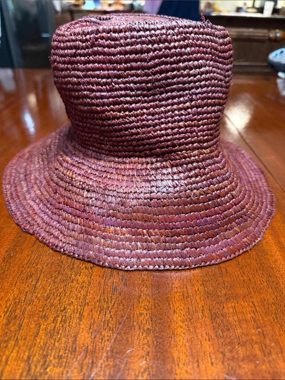 Rust Red Lantern Hat - Picture 2 of 7